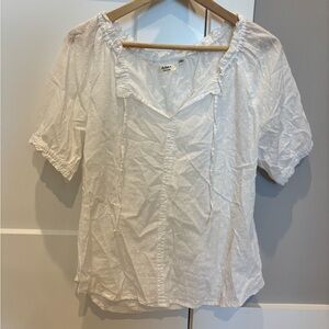 dylan White Textured top